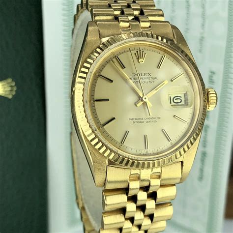 rolex gold datejust